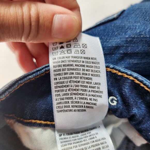 American Eagle Jeggings Medium Wash Denim Skinny Jeans Super Stretch 4 - Picture 11 of 12